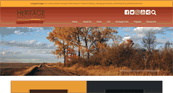 Desktop Screenshot of heritagesask.ca